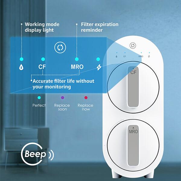 Waterdrop Reverse Osmosis Water Filtration System for Home (WD-G2P600-W)
