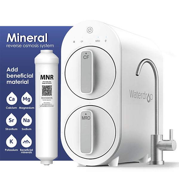 Waterdrop Remineralize Reverse Osmosis Water Filter (WD-G2MNR-W) –  Healthier Elements