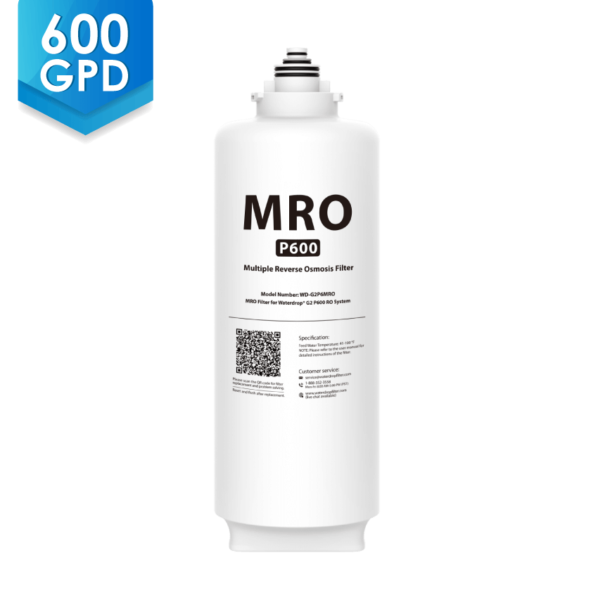 Waterdrop Replacement Filter for WD-G2P600-W Reverse Osmosis System (WD-G2P6MRO)