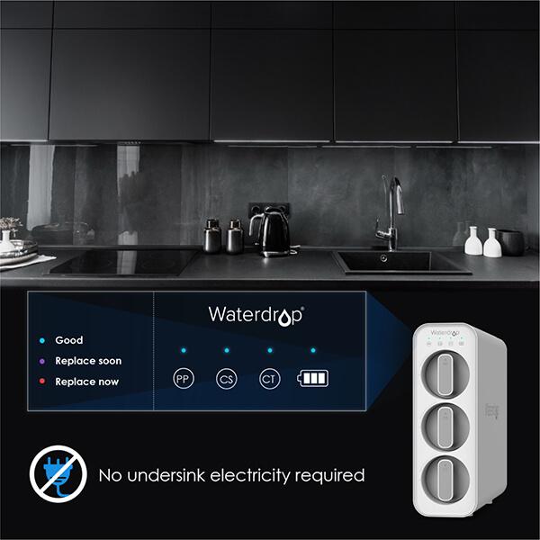 Waterdrop Under Sink Filtration System (Integrated Dual Carbon) (WD-TSC-W)