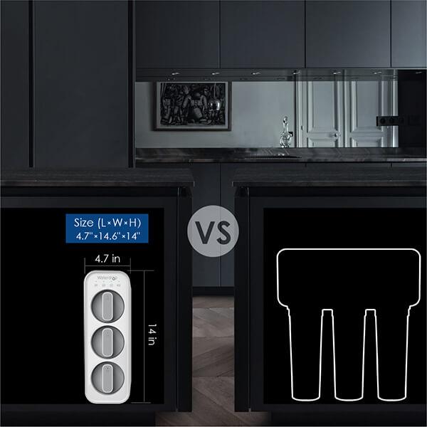 Waterdrop Under Sink Filtration System (Integrated Dual Carbon) (WD-TSC-W)