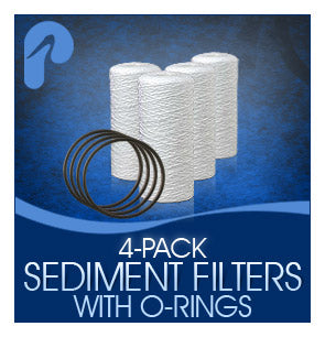 Whole House Replacement Sediment Filters for Pelican Tanks 20" - PC40-20 (4-Pack)