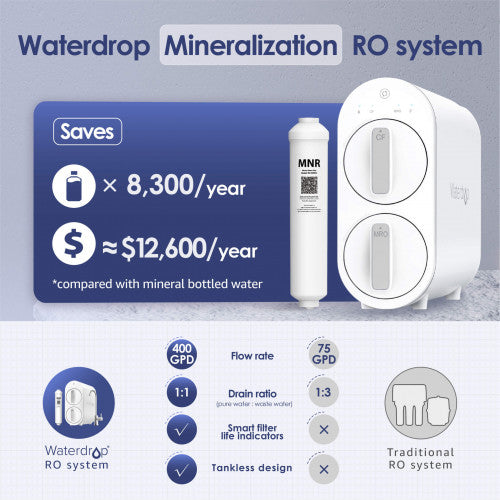 Waterdrop G2P600 Home Reverse Osmosis Water Filtration System